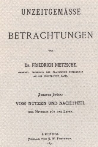 Unzeitgemäße Betrachtungen